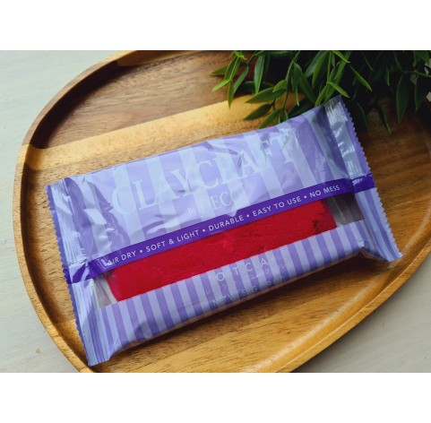 Self-hardening marshmallow polymer clay by DECO, red, 55 g