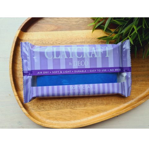 Self-hardening marshmallow polymer clay by DECO, blue, 55 g