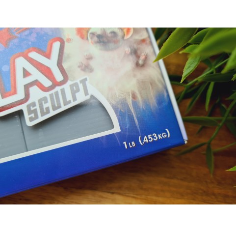 CosClay Sculpt Gray Medium Firm, 453g (1 lb)