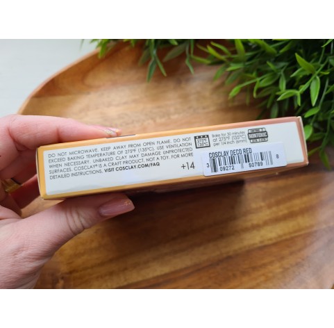 CosClay Deco Red, 453 g (1 lb)