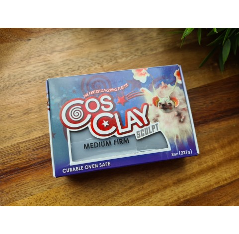 CosClay Sculpt Gray Medium Firm, 227g (8 oz)