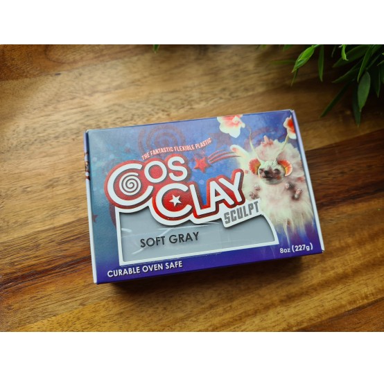 CosClay Sculpt Gray Soft, 227g (8 oz)