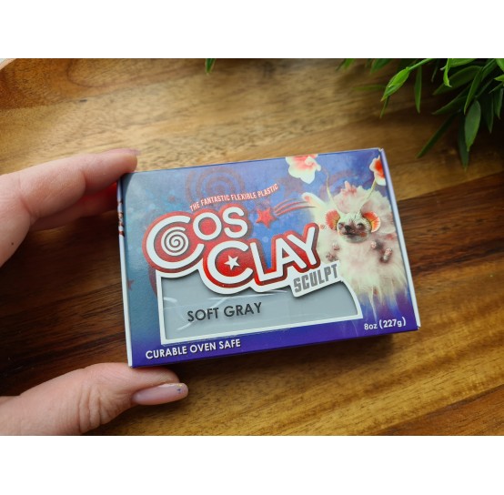 CosClay Sculpt Gray Soft, 227g (8 oz)
