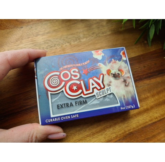 CosClay Sculpt Gray Extra Firm, 227g (8 oz)