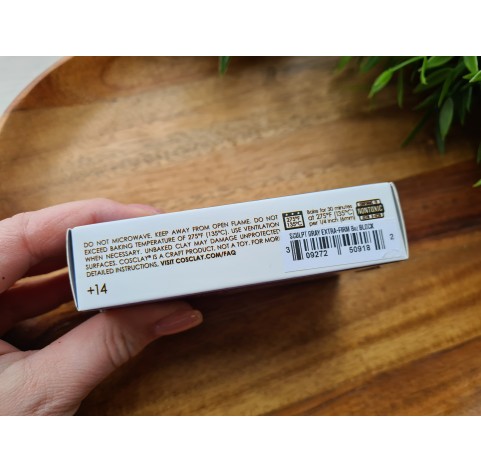 CosClay Sculpt Gray Extra Firm, 227g (8 oz)