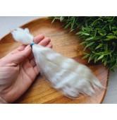 Natural Mohair Doll Hair (Not painted) 20-25 cm, ~ 10 g.