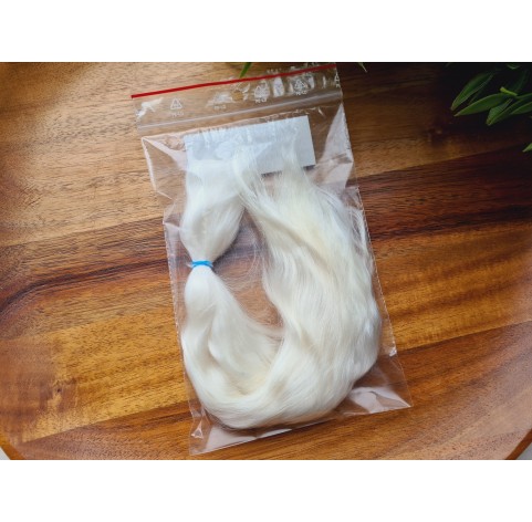 Natural Mohair Doll Hair (Not painted) 20-25 cm, ~ 10 g.