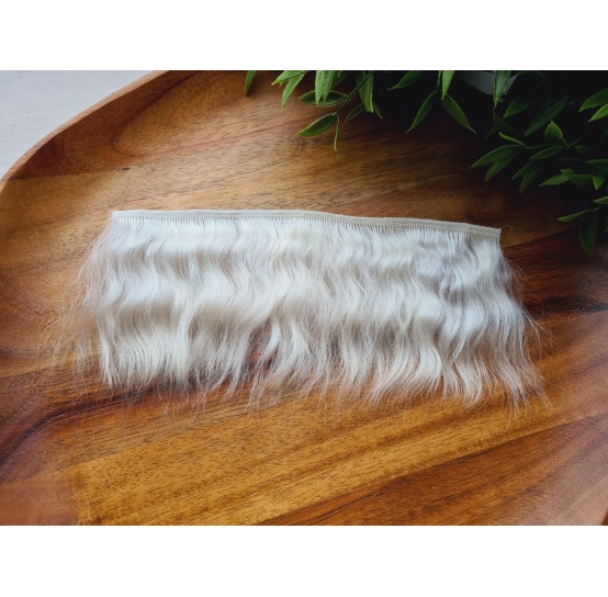 Mohair weft (Not painted), ~ 20 cm long, hair length 6-8 cm