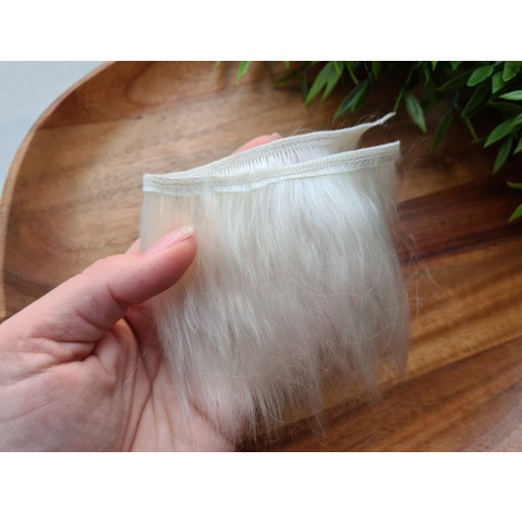 Mohair weft (Not painted), ~ 20 cm long, hair length 6-8 cm