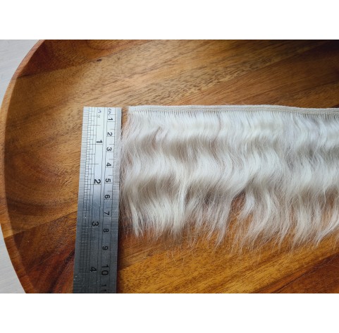 Mohair weft (Not painted), ~ 20 cm long, hair length 6-8 cm