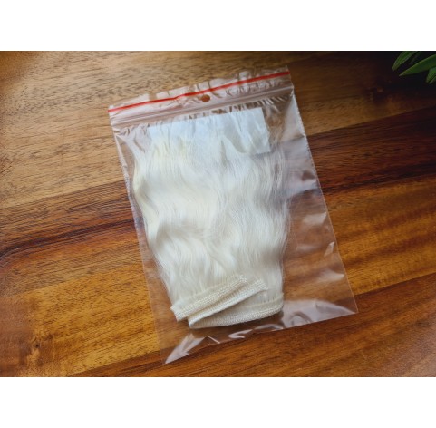 Mohair weft (Not painted), ~ 20 cm long, hair length 6-8 cm