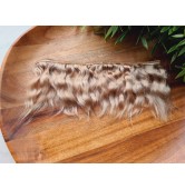 Mohair weft (Pearl blonde), ~ 20 cm long, hair length 6-8 cm