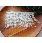 Mohair weft (Blond), ~ 20 cm long, hair length 10-12 cm