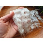 Mohair weft (Blond), ~ 20 cm long, hair length 10-12 cm