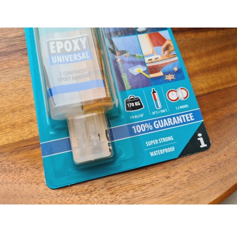 Epoxy glue Bison 2k / EPOXY UNIVERSAL 24 ml