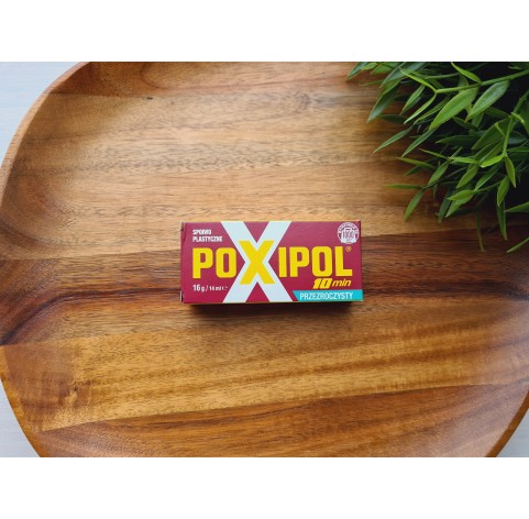 Bripox Poxipol epoxy glue, transparent, 14 ml