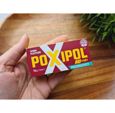 Bripox Poxipol epoxy glue, transparent, 14 ml