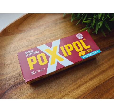 Bripox Poxipol epoxy glue, transparent, 70 ml