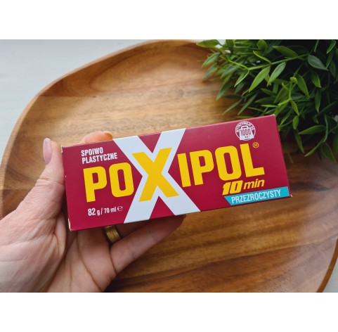 Bripox Poxipol epoxy glue, transparent, 70 ml