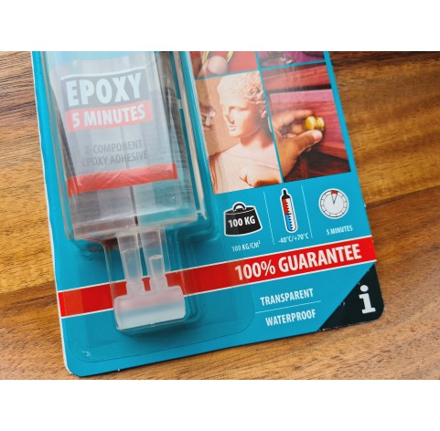 Epoxy glue Bison 2k / EPOXY ADHESIVE 5 min., 24ml