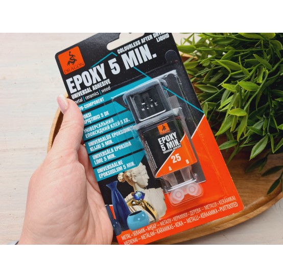 Epoxy glue Dragon / two-component adhesive 5 min., 6 ml