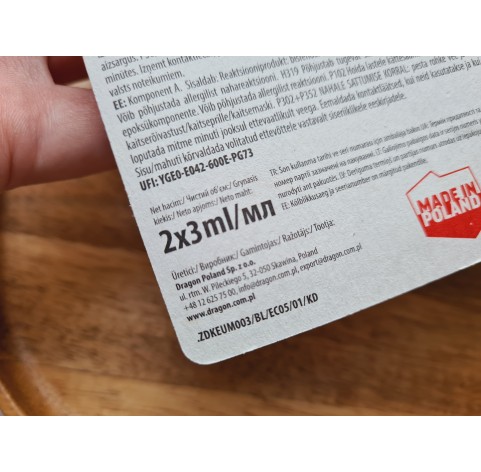 Epoxy glue Dragon / two-component adhesive 5 min., 6 ml