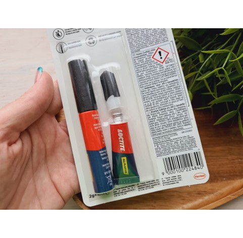 Loctite, Super Bond All Plastics, universal glue, transparent, 2g+4ml