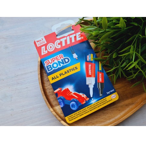 Loctite, Super Bond All Plastics, universal glue, transparent, 2g+4ml