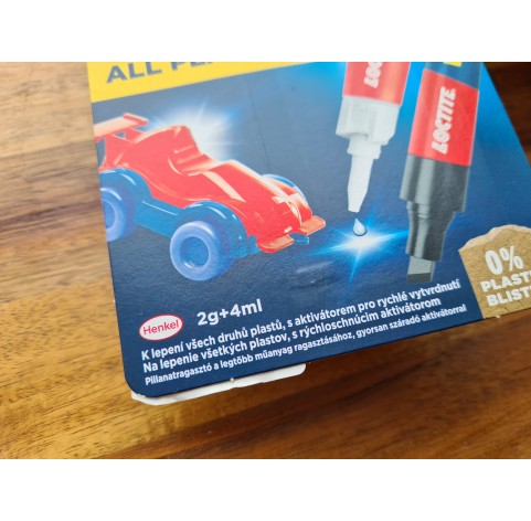 Loctite, Super Bond All Plastics, universal glue, transparent, 2g+4ml