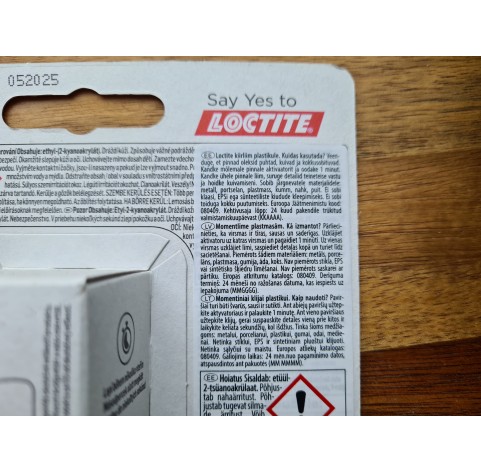 Loctite, Super Bond All Plastics, universal glue, transparent, 2g+4ml
