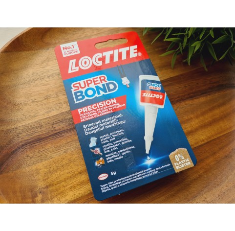 Loctite, Super Bond Precision, universal glue, transparent, 5g