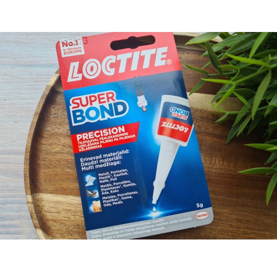 Loctite, Super Bond Precision, universal glue, transparent, 5g