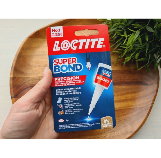Loctite, Super Bond Precision, universal glue, transparent, 5g