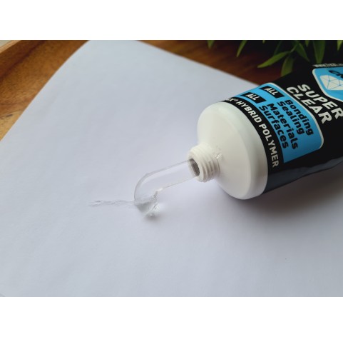 Soudal Fix ALL Crystal Transparent Adhesive Sealant, 125 ml