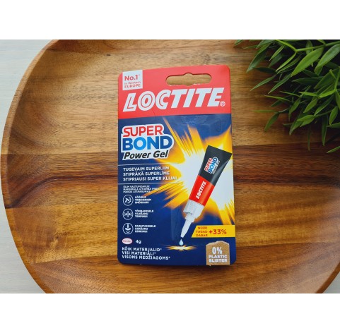 Loctite, Super Bond power gel, universal glue, transparent, 4g