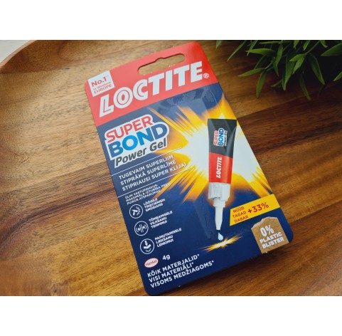 Loctite, Super Bond power gel, universal glue, transparent, 4g
