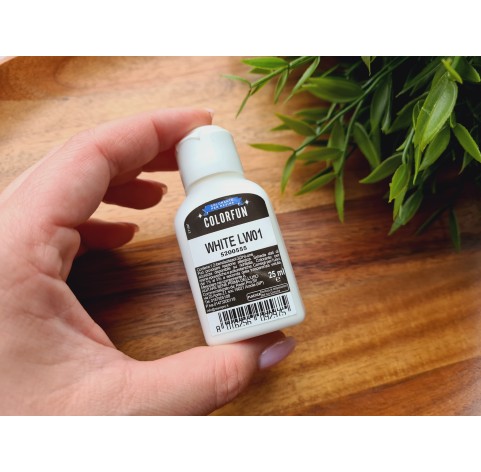 Dye for epoxy resins Colorfun, white, 25 ml