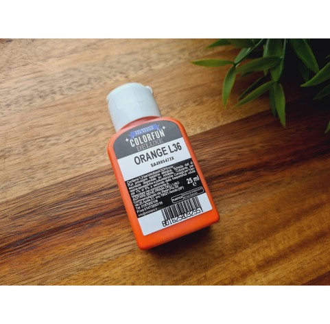 Dye for epoxy resins Colorfun Deluxe, orange, 25ml