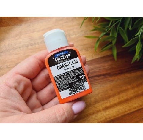 Dye for epoxy resins Colorfun Deluxe, orange, 25ml