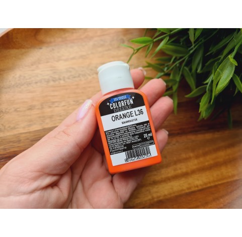 Dye for epoxy resins Colorfun Deluxe, orange, 25ml