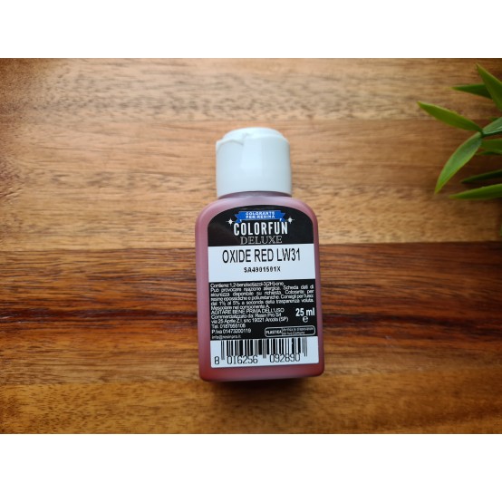 Dye for epoxy resins Colorfun Deluxe, oxide red, 25 ml