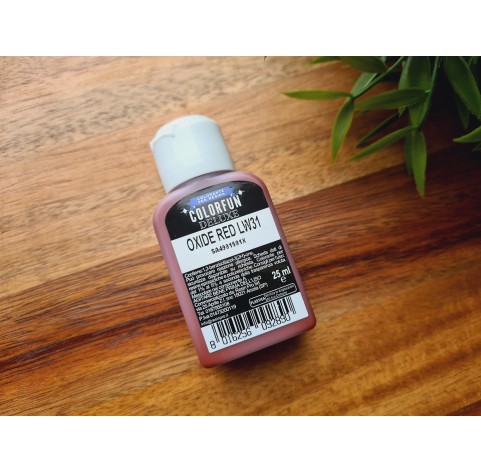 Dye for epoxy resins Colorfun Deluxe, oxide red, 25 ml