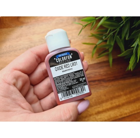 Dye for epoxy resins Colorfun Deluxe, oxide red, 25 ml