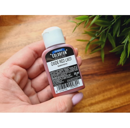 Dye for epoxy resins Colorfun Deluxe, oxide red, 25 ml