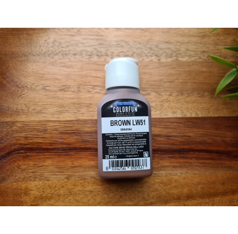 Dye for epoxy resins Colorfun Deluxe, brown, 25ml