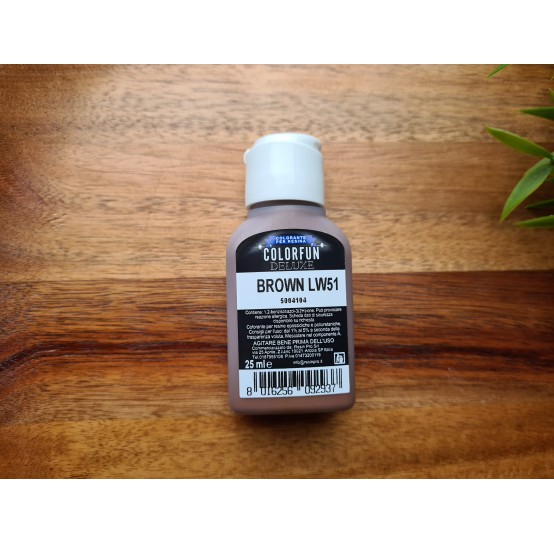 Dye for epoxy resins Colorfun Deluxe, brown, 25ml