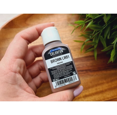 Dye for epoxy resins Colorfun Deluxe, brown, 25ml