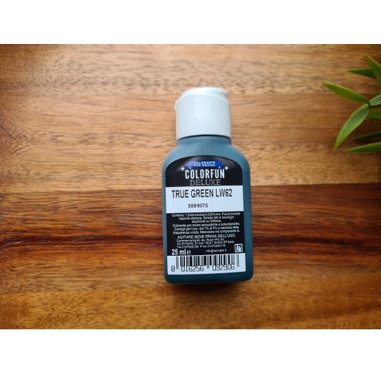 Dye for epoxy resins Colorfun Deluxe, true green, 25ml