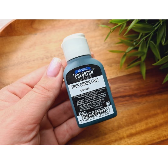 Dye for epoxy resins Colorfun Deluxe, true green, 25ml