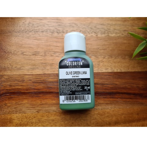 Dye for epoxy resins Colorfun Deluxe, olive green, 25ml